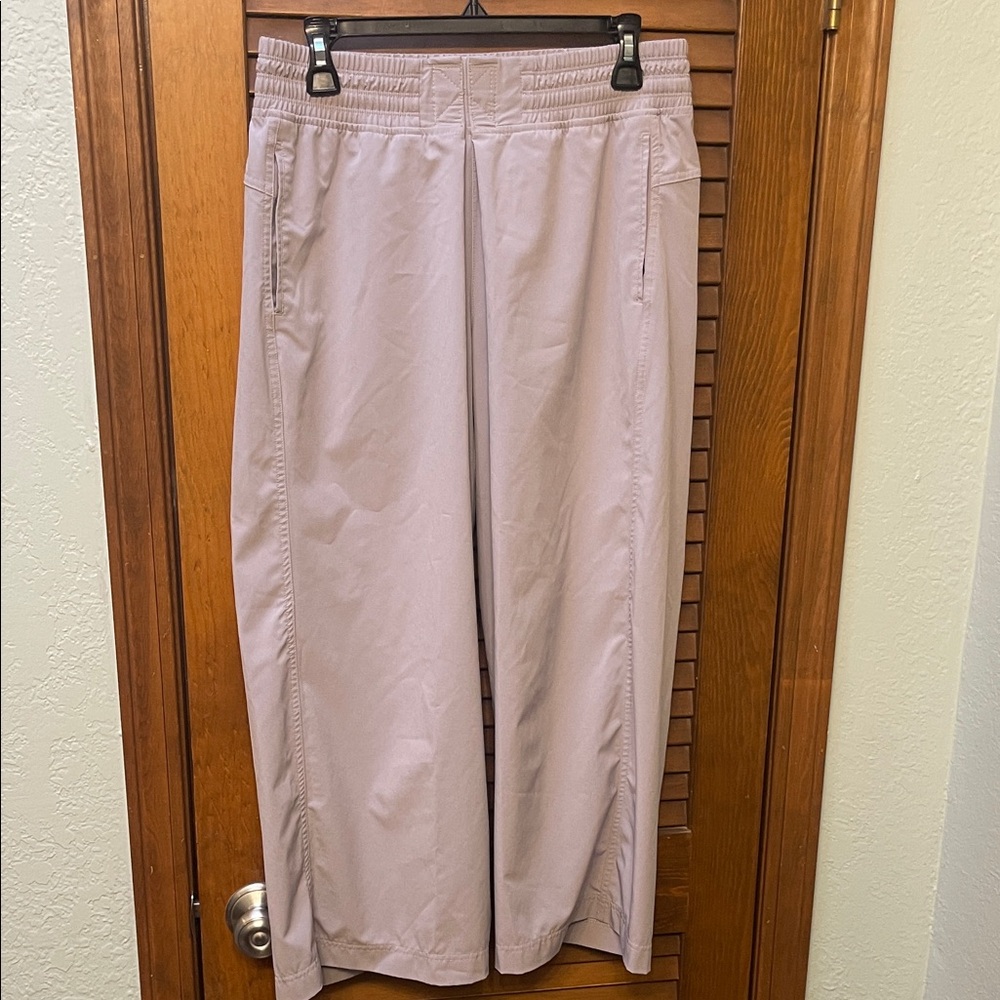 Calia high waist wide leg crop pants size large